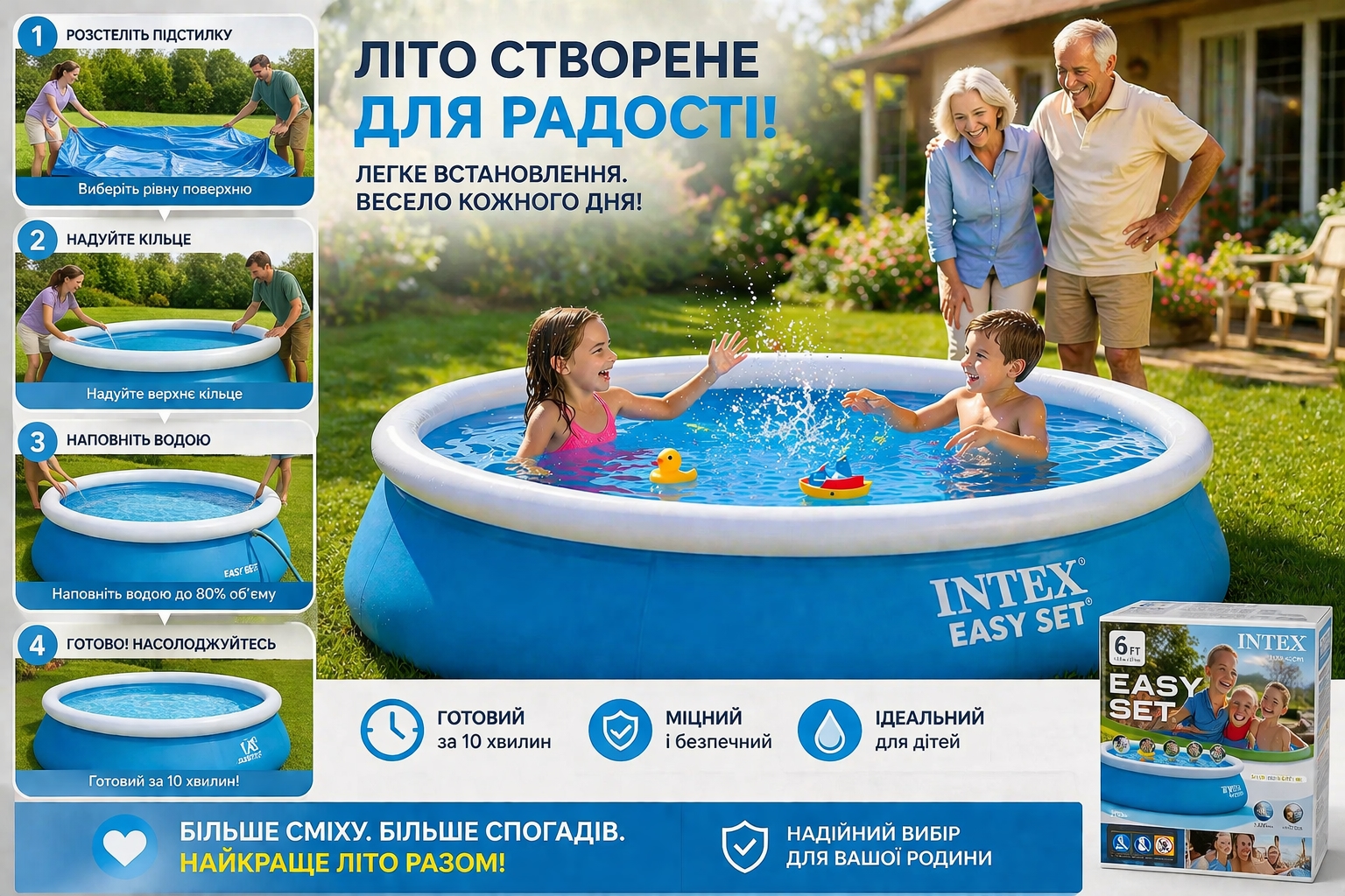 Фото басейну Intex 4